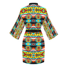 Load image into Gallery viewer, Force of Nature Twister Long Sleeve Kimono Robe Long Sleeve Kimono Robe e-joyer 
