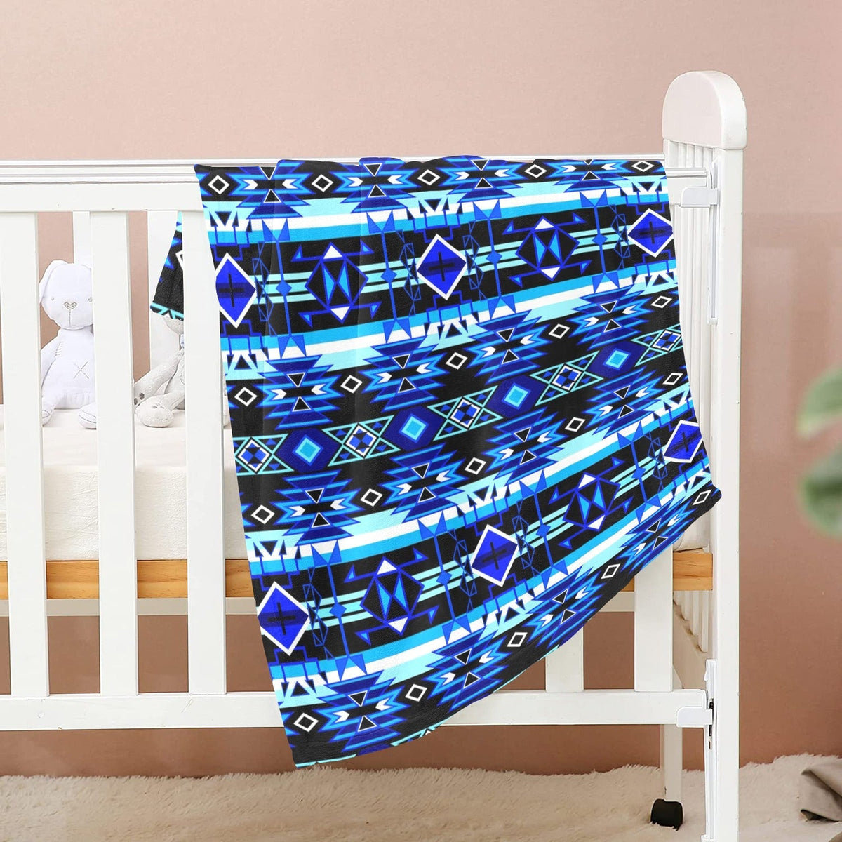 Force of Nature Winter Night Small Baby Blanket by 49 Dzine (image 2)