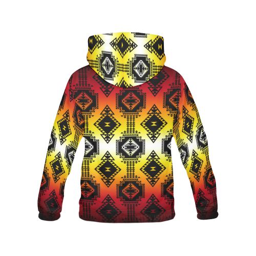 Gathering Fire All Over Print Hoodie for Women (USA Size) (Model H13) All Over Print Hoodie for Women (H13) e-joyer 