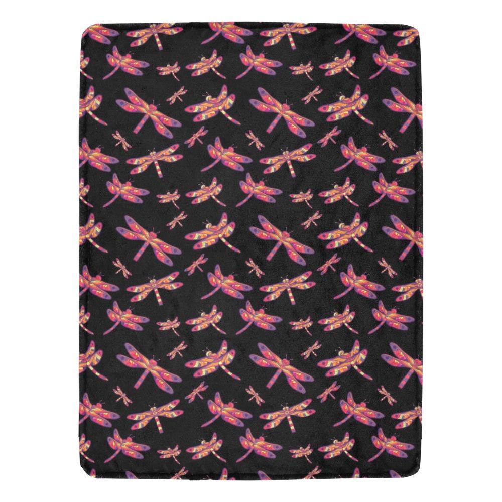 Gathering Noir Ultra-Soft Micro Fleece Blanket 60"x80" Ultra-Soft Blanket 60''x80'' e-joyer 