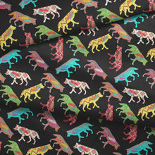 Load image into Gallery viewer, Gathering of the Wolves Cotton Sateen Fabric By the Yard 49 Dzine 
