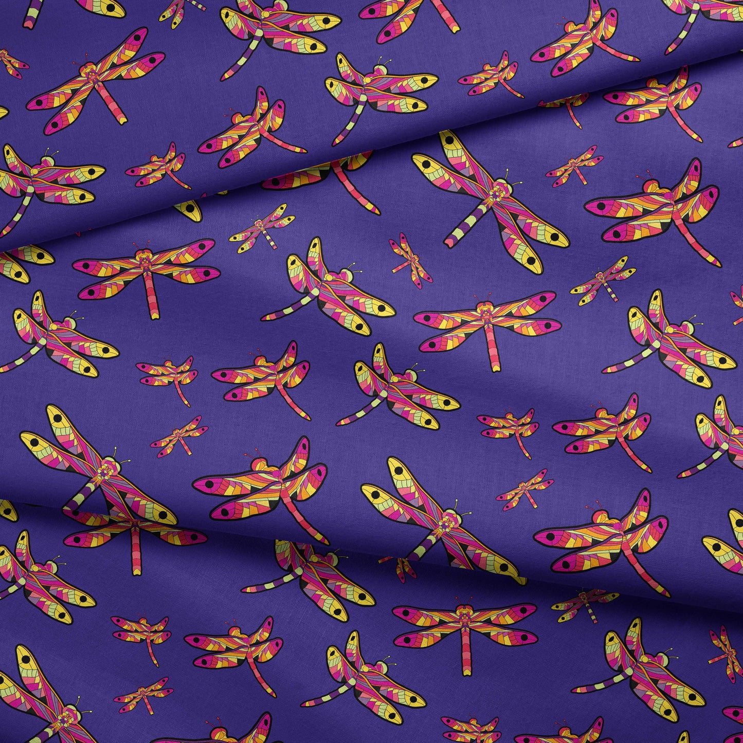 Gathering Purple Cotton Poplin Fabric By the Yard Fabric NBprintex 