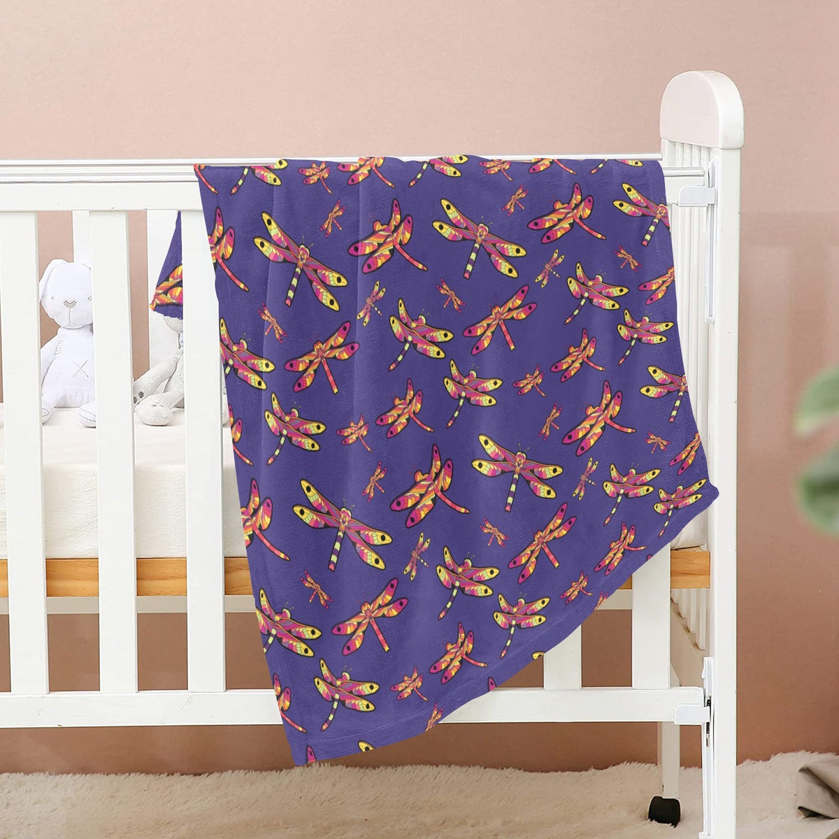 Gathering Purple Small Baby Blanket by 49 Dzine (image 2)