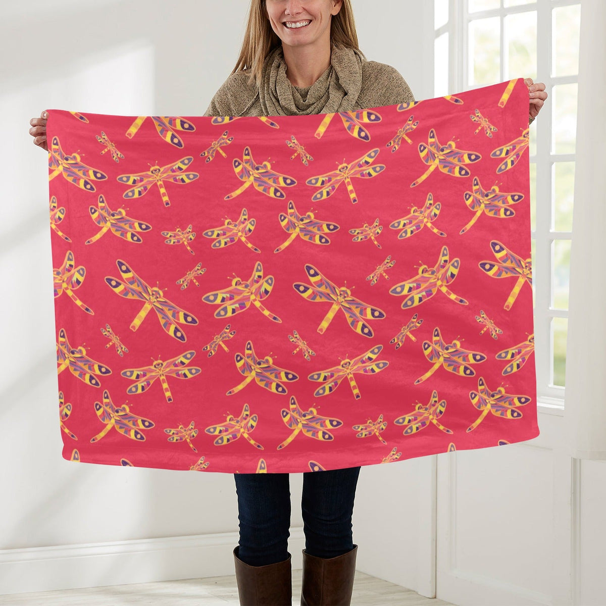Gathering Rouge Small Baby Blanket by 49 Dzine
