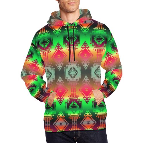 Gathering Sky Men's All Over Print Hoodie (USA Size) (Model H13) Hoodies e-joyer 