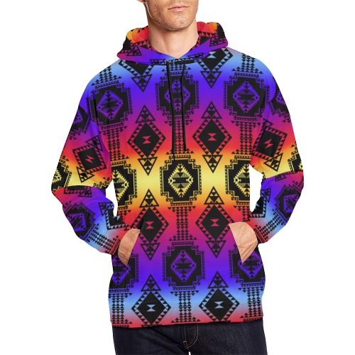 Gathering Sunset All Over Print Hoodie for Men (USA Size) (Model H13) All Over Print Hoodie for Men (H13) e-joyer 