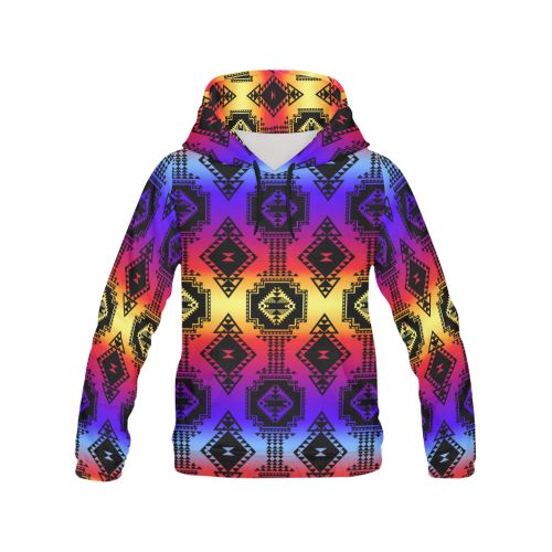 Gathering Sunset All Over Print Hoodie for Women (USA Size) (Model H13) All Over Print Hoodie for Women (H13) e-joyer 