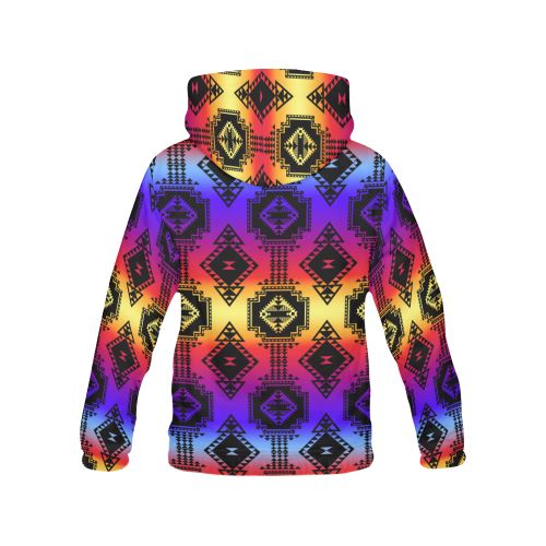 Gathering Sunset All Over Print Hoodie for Women (USA Size) (Model H13) All Over Print Hoodie for Women (H13) e-joyer 