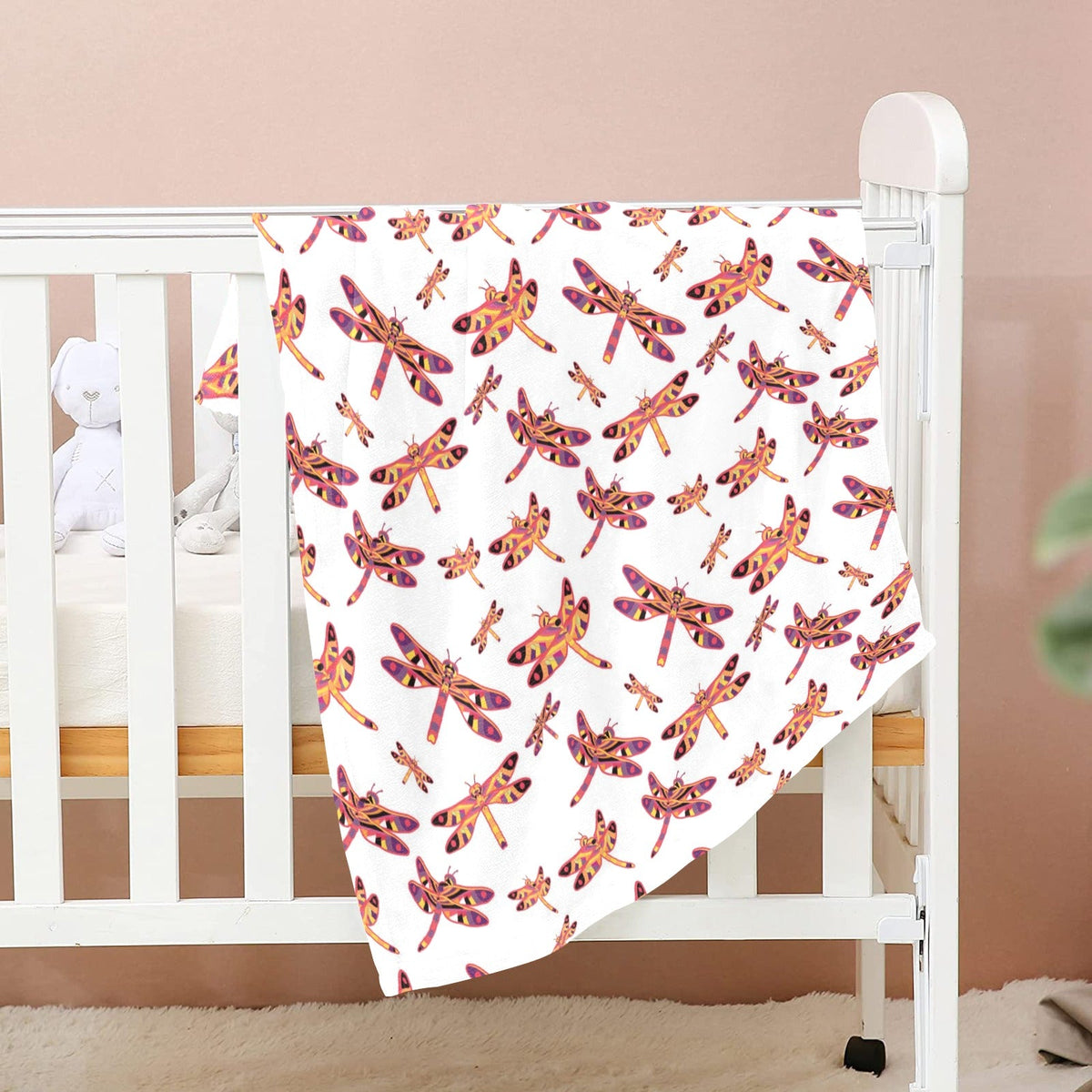 Gathering White Small Baby Blanket by 49 Dzine (image 2)