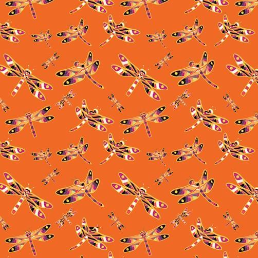 Gathering Yellow Black Orange - Colour Cotton Poplin Fabric By the Yard Fabric NBprintex 