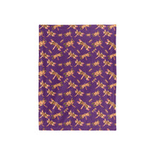 Load image into Gallery viewer, Gathering Yellow Purple Baby Blanket 40&quot;x50&quot; Baby Blanket 40&quot;x50&quot; e-joyer 
