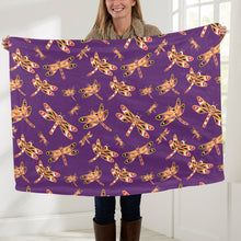 Load image into Gallery viewer, Gathering Yellow Purple Baby Blanket 40&quot;x50&quot; Baby Blanket 40&quot;x50&quot; e-joyer 
