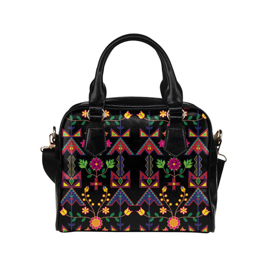 Geometric Floral Spring Shoulder Handbag