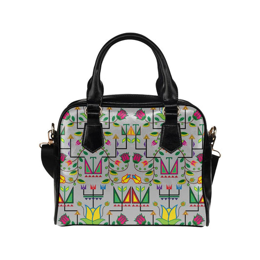Geometric Floral Summer Shoulder Handbag