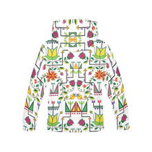 Load image into Gallery viewer, Geometric Floral Summer-White All Over Print Hoodie for Men (USA Size) (Model H13) All Over Print Hoodie for Men (H13) e-joyer 
