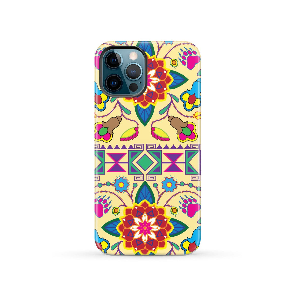 Geometric Floral Tough Case