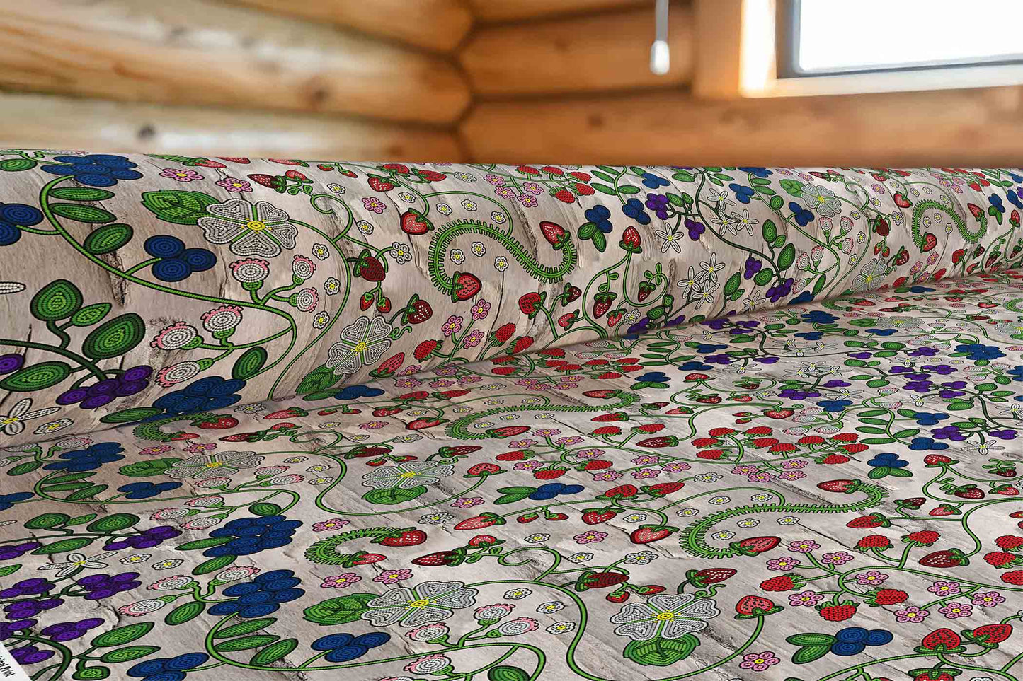 Grandmother's Stories Bright Birch Fabric