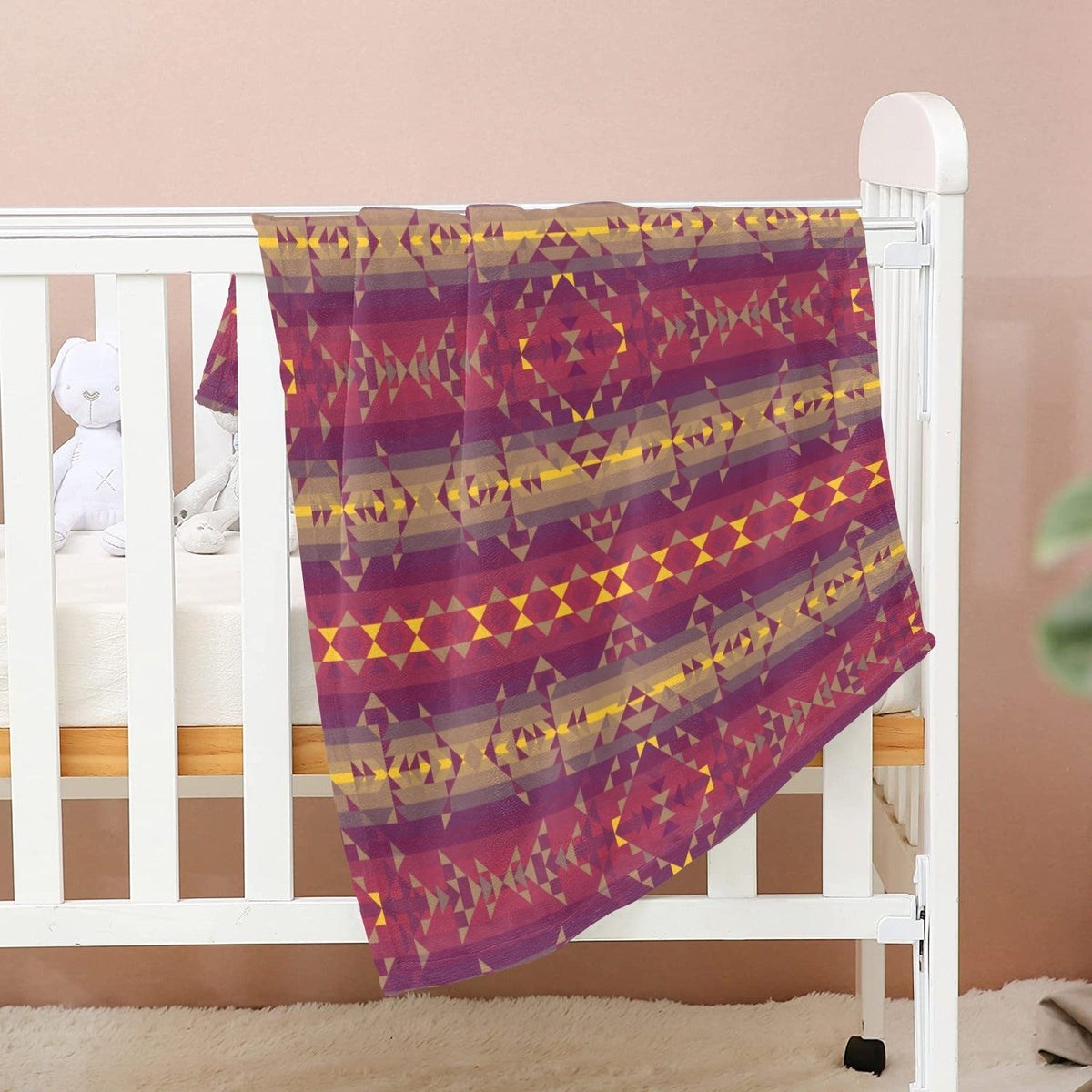 Gold Wool Small Baby Blanket by 49 Dzine (image 2)