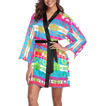 Load image into Gallery viewer, Grand Entry Long Sleeve Kimono Robe Long Sleeve Kimono Robe e-joyer 
