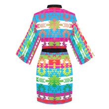 Load image into Gallery viewer, Grand Entry Long Sleeve Kimono Robe Long Sleeve Kimono Robe e-joyer 
