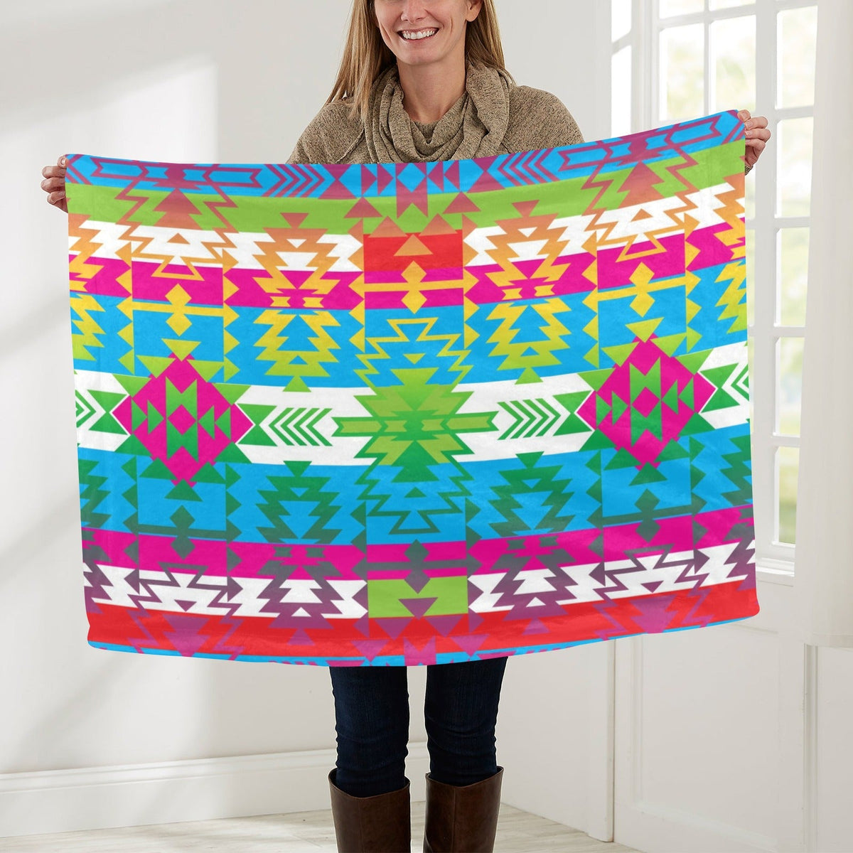 Grand Entry Small Baby Blanket by 49 Dzine