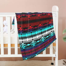 Load image into Gallery viewer, In Between Two Worlds Baby Blanket 30&quot;x40&quot; Baby Blanket 30&quot;x40&quot; e-joyer 
