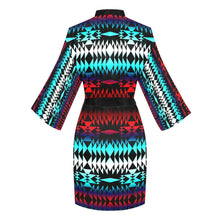 Load image into Gallery viewer, In Between Two Worlds Long Sleeve Kimono Robe Long Sleeve Kimono Robe e-joyer 
