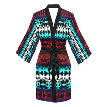 Load image into Gallery viewer, In Between Two Worlds Long Sleeve Kimono Robe Long Sleeve Kimono Robe e-joyer 
