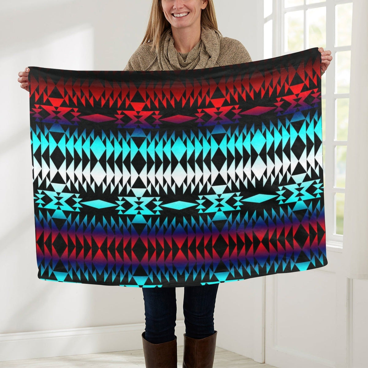 In Between Two Worlds Small Baby Blanket by 49 Dzine