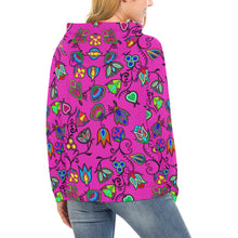 Load image into Gallery viewer, Indigenous Paisley All Over Print Hoodie for Women (USA Size) (Model H13) Hoodie e-joyer 
