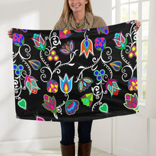 Load image into Gallery viewer, Indigenous Paisley Black Baby Blanket 30&quot;x40&quot; Baby Blanket 30&quot;x40&quot; e-joyer 
