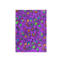 Load image into Gallery viewer, Indigenous Paisley Dark Orchid Baby Blanket 40&quot;x50&quot; Baby Blanket 40&quot;x50&quot; e-joyer 
