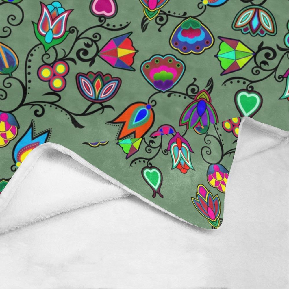 Indigenous Paisley Dark Sea Ultra-Soft Micro Fleece Blanket 60"x80" Ultra-Soft Blanket 60''x80'' e-joyer 