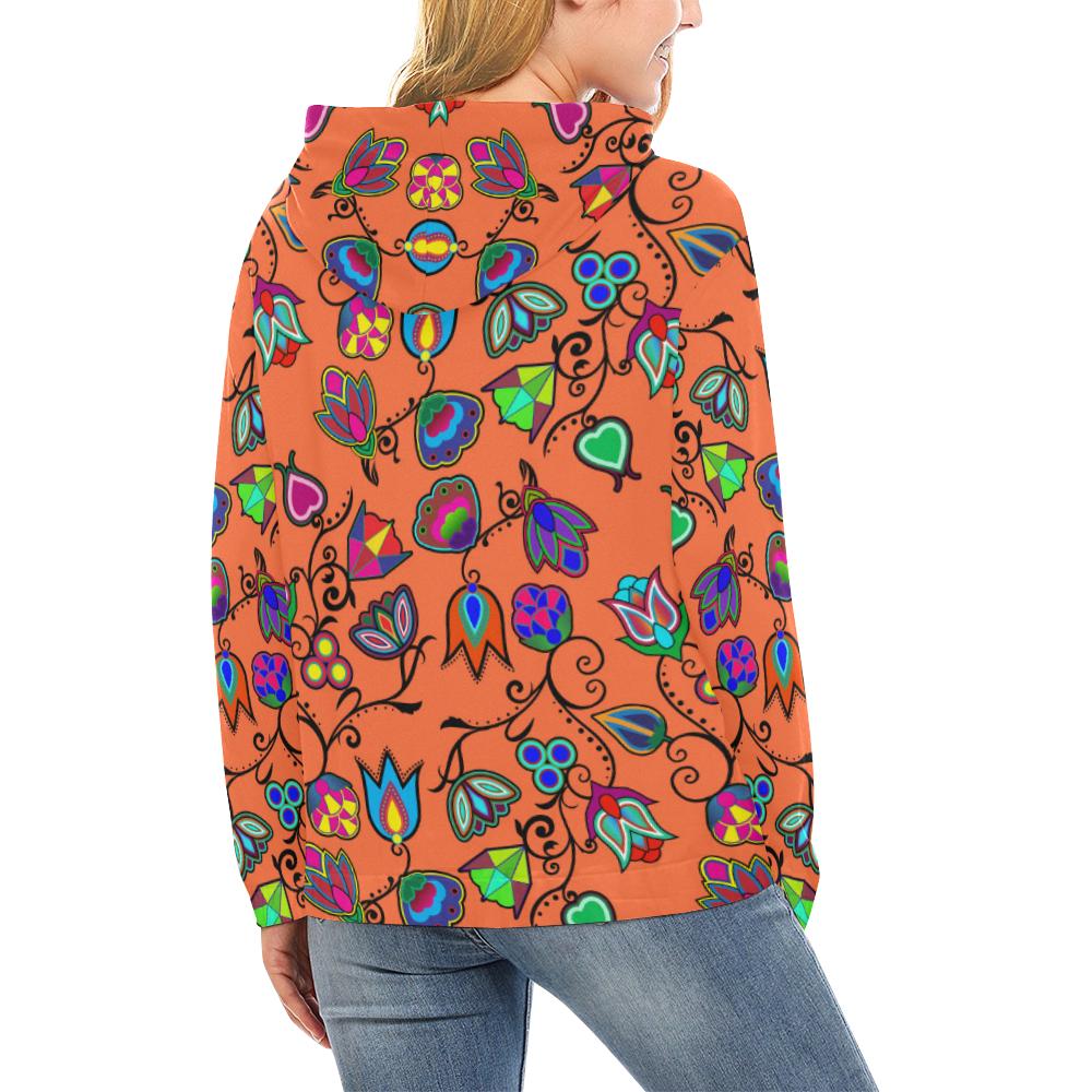 Indigenous Paisley - Sierra All Over Print Hoodie for Women (USA Size) (Model H13) All Over Print Hoodie for Women (H13) e-joyer 