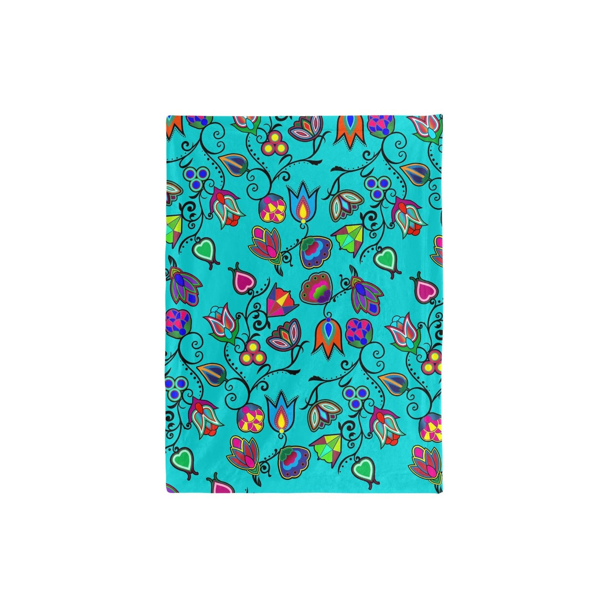 Indigenous Paisley Sky Small Baby Blanket by 49 Dzine (image 3)