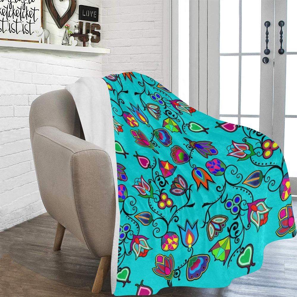Indigenous Paisley Sky Ultra-Soft Micro Fleece Blanket 60"x80" Ultra-Soft Blanket 60''x80'' e-joyer 