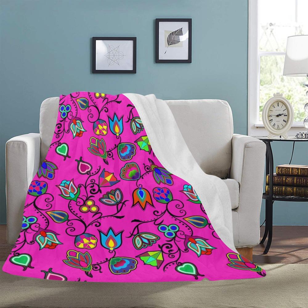 Indigenous Paisley Ultra-Soft Micro Fleece Blanket 60"x80" Ultra-Soft Blanket 60''x80'' e-joyer 