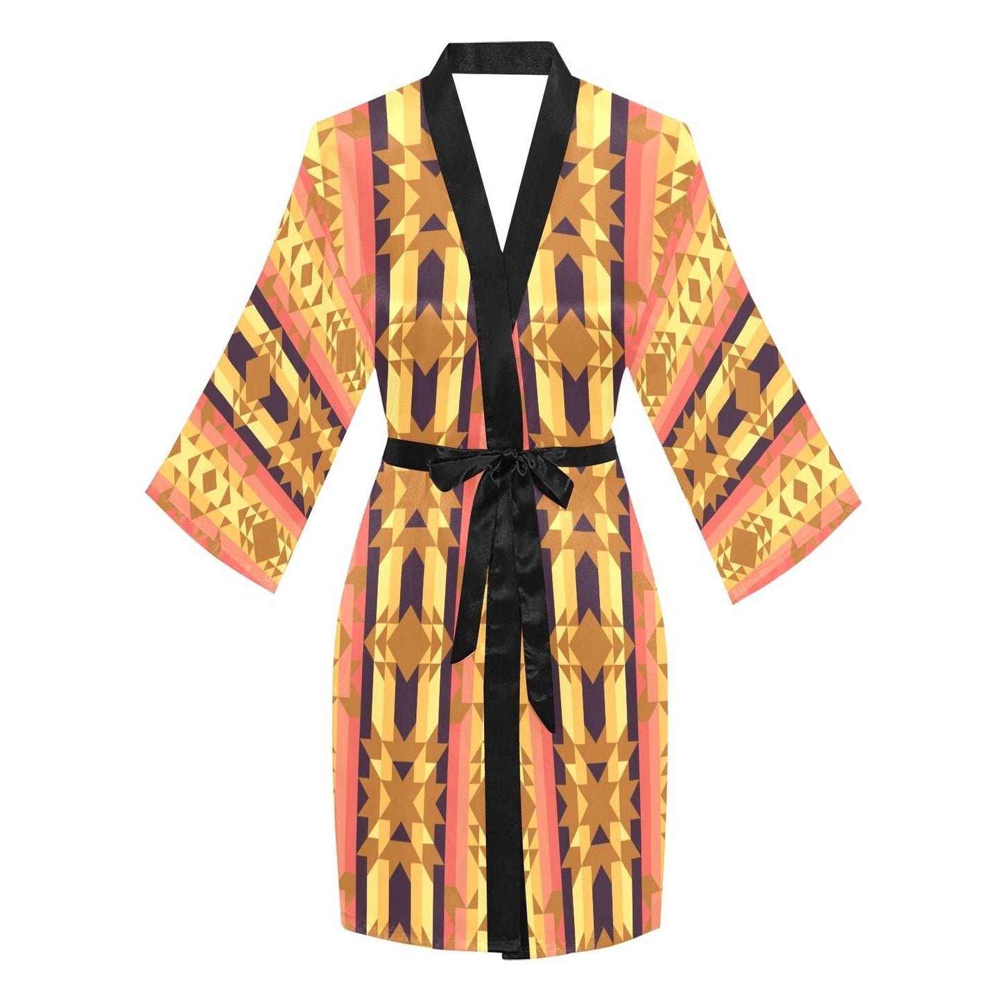 Infinite Sunset Long Sleeve Kimono Robe Long Sleeve Kimono Robe e-joyer 