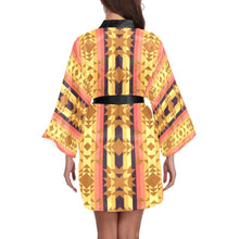 Load image into Gallery viewer, Infinite Sunset Long Sleeve Kimono Robe Long Sleeve Kimono Robe e-joyer 
