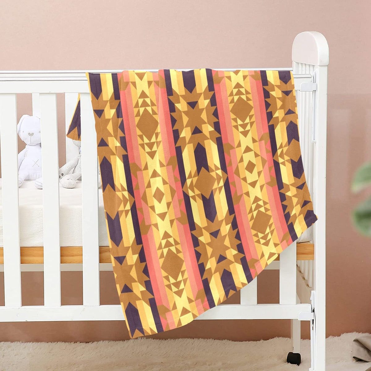 Infinite Sunset Small Baby Blanket by 49 Dzine (image 2)