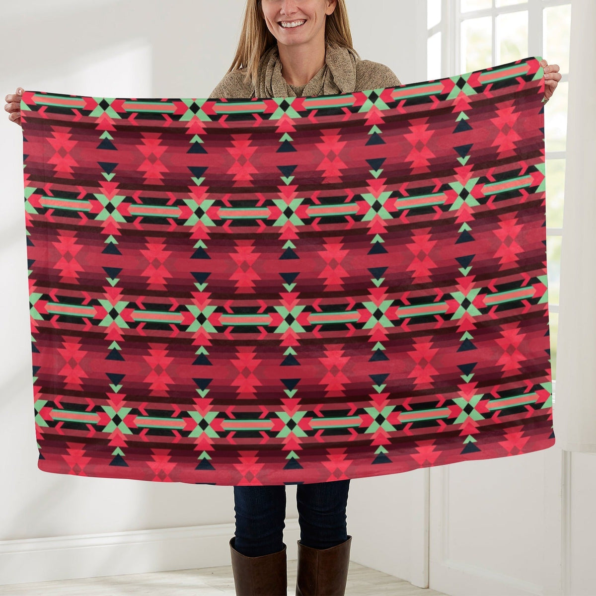 Inspire Velour Large Baby Blanket by 49 Dzine