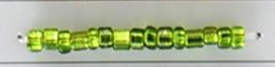11/0 Silver Lined Seed Beads: Sparkling Jade