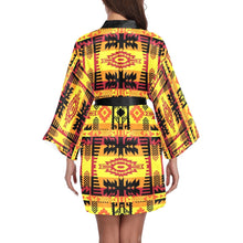 Load image into Gallery viewer, Journey of Generations Long Sleeve Kimono Robe Long Sleeve Kimono Robe e-joyer 
