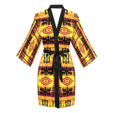 Load image into Gallery viewer, Journey of Generations Long Sleeve Kimono Robe Long Sleeve Kimono Robe e-joyer 
