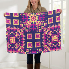 Load image into Gallery viewer, Kaleidoscope Bleu Baby Blanket 30&quot;x40&quot; Baby Blanket 30&quot;x40&quot; e-joyer 
