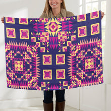 Load image into Gallery viewer, Kaleidoscope Bleu Baby Blanket 40&quot;x50&quot; Baby Blanket 40&quot;x50&quot; e-joyer 
