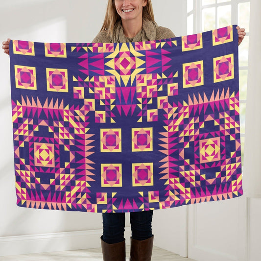 Kaleidoscope Large Baby Blanket