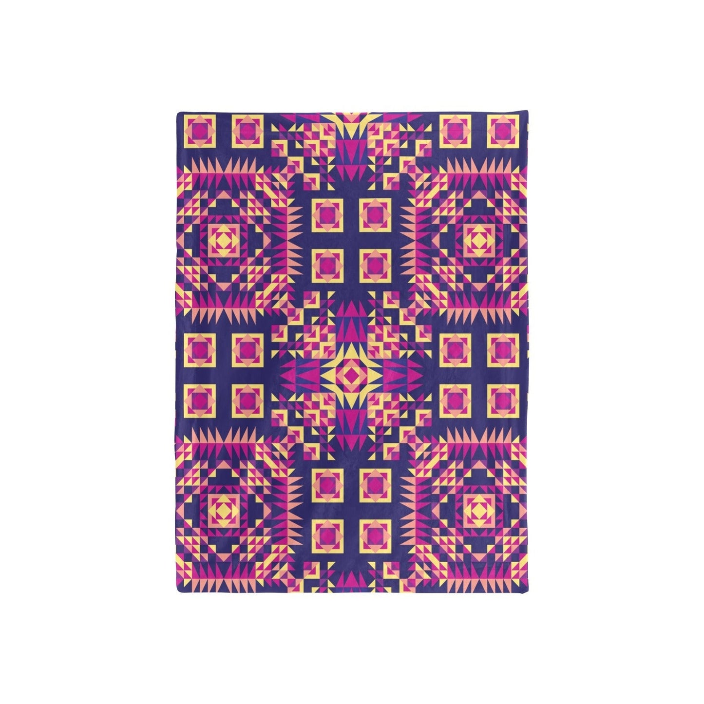 Kaleidoscope Bleu Baby Blanket 40"x50" Baby Blanket 40"x50" e-joyer 