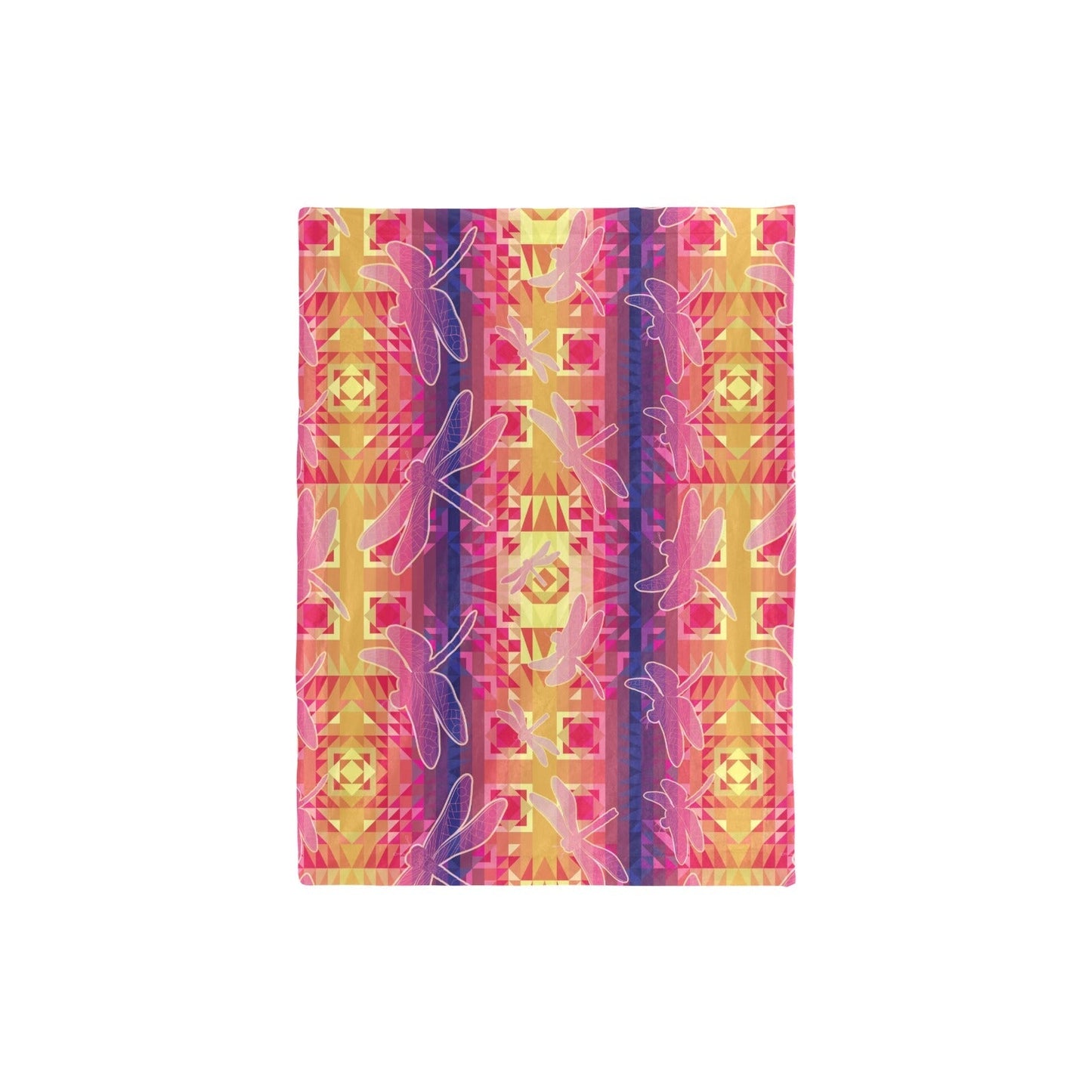 Kaleidoscope Dragonfly Baby Blanket 30"x40" Baby Blanket 30"x40" e-joyer 