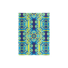 Load image into Gallery viewer, Kaleidoscope Jaune Bleu Baby Blanket 30&quot;x40&quot; Baby Blanket 30&quot;x40&quot; e-joyer 
